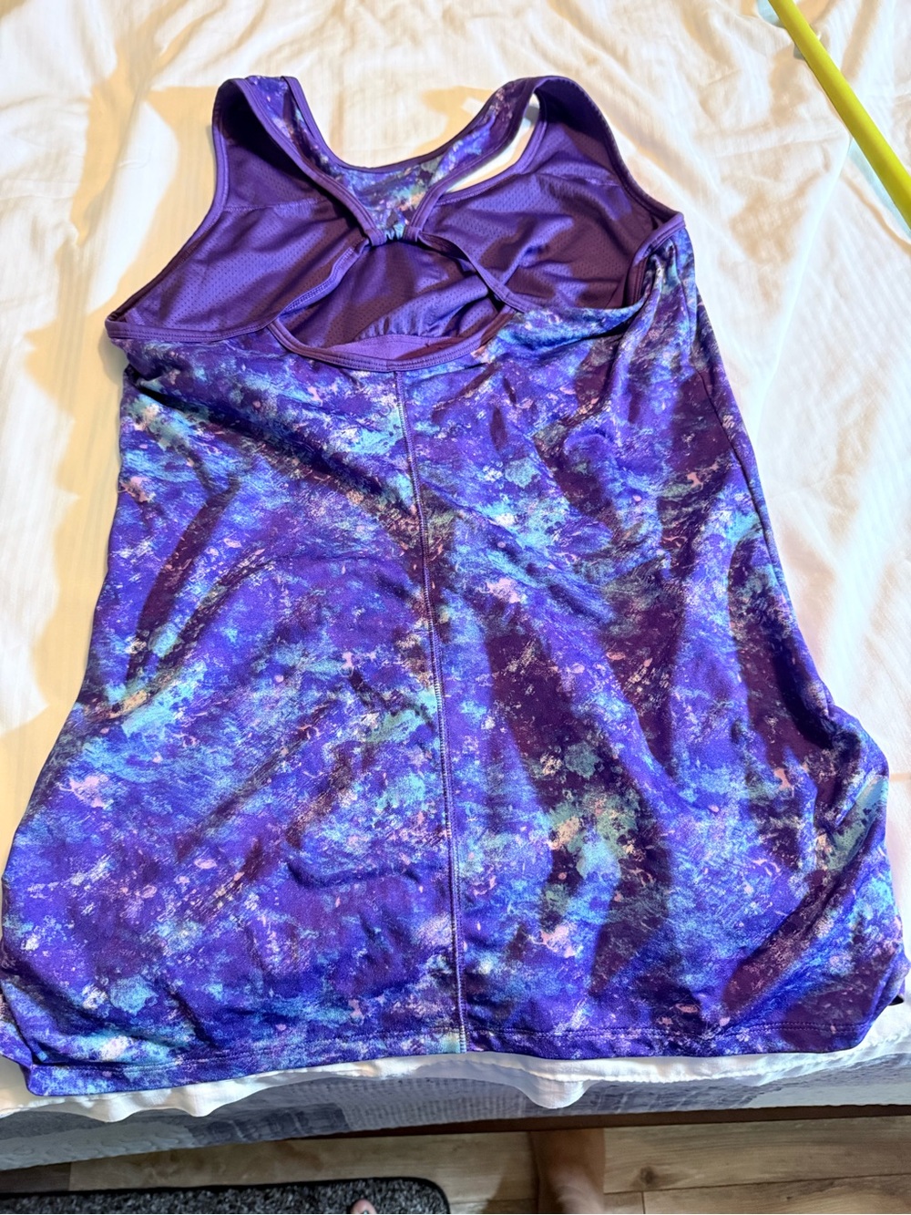 Gaiam Printed Racerback Workout Tank - Picture 3 of 3